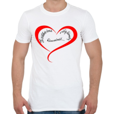 PRINTFASHION te többet érsz.... - Férfi póló - Fehér