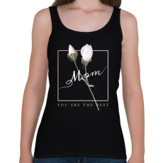 PRINTFASHION Te vagy a legjobb anya - Női atléta - Fekete