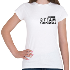 PRINTFASHION Team AstraZeneca - Női póló - Fehér női póló