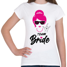 PRINTFASHION Team Bride 3 - Női póló - Fehér női póló