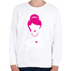 PRINTFASHION Team Bride fehér - Gyerek pulóver - Fehér