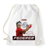 PRINTFASHION Team Federer - Sportzsák, Tornazsák - Fehér