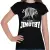 PRINTFASHION Team Jimothy fehér - Női póló - Fekete