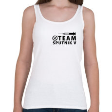 PRINTFASHION Team Sputnik V - Női atléta - Fehér