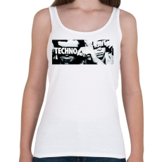 PRINTFASHION Techno - Női atléta - Fehér