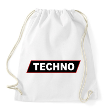 PRINTFASHION Techno - Sportzsák, Tornazsák - Fehér tornazsák