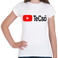 PRINTFASHION TeCső - Női póló - Fehér