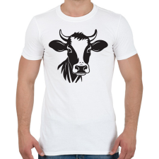 PRINTFASHION Tehén  - Férfi póló - Fehér férfi póló