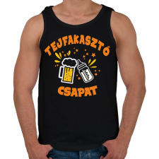 PRINTFASHION Tejfakasztó csapat - Férfi atléta - Fekete atléta, trikó