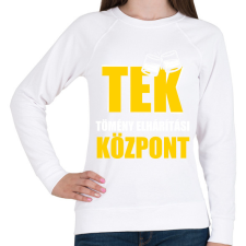 PRINTFASHION TEK tömény elhárítási központ - Női pulóver - Fehér női pulóver, kardigán