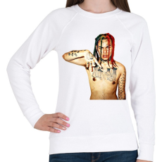 PRINTFASHION Tekashi - Női pulóver - Fehér