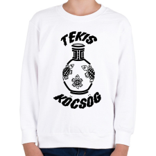 PRINTFASHION TeKis Köcsög - Gyerek pulóver - Fehér gyerek pulóver, kardigán