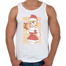 PRINTFASHION Télanyó - Férfi atléta - Fehér