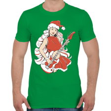 PRINTFASHION Télanyó gitárral - Férfi póló - Zöld férfi póló