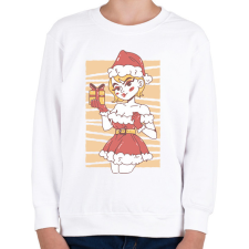 PRINTFASHION Télanyó - Gyerek pulóver - Fehér gyerek pulóver, kardigán