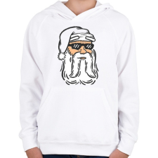 PRINTFASHION Télapó - Gyerek kapucnis pulóver - Fehér gyerek pulóver, kardigán