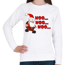 PRINTFASHION Télapó - hoo... - Női pulóver - Fehér női pulóver, kardigán