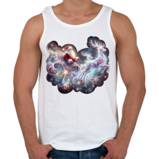 PRINTFASHION Télapó itt van! - Férfi atléta - Fehér