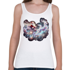 PRINTFASHION Télapó itt van! - Női atléta - Fehér női trikó