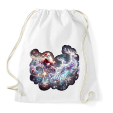 PRINTFASHION Télapó itt van! - Sportzsák, Tornazsák - Fehér tornazsák