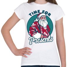 PRINTFASHION Télapó  - Női póló - Fehér