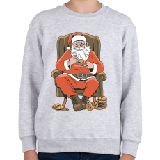 PRINTFASHION Télapó sütizik - Gyerek pulóver - Sport szürke