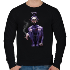 PRINTFASHION Teletubbie - Férfi pulóver - Fekete
