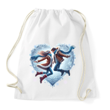 PRINTFASHION Téli szerelem - Sportzsák, Tornazsák - Fehér tornazsák
