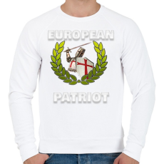 PRINTFASHION Templomos Patrióta  - Férfi pulóver - Fehér