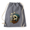 PRINTFASHION Tengerész koponya - Sportzsák, Tornazsák - Grafitszürke