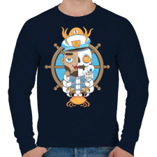 PRINTFASHION Tengerész sors - Férfi pulóver - Sötétkék férfi pulóver, kardigán