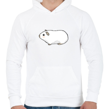 PRINTFASHION Tengerimalac - fehér - Férfi kapucnis pulóver - Fehér férfi pulóver, kardigán