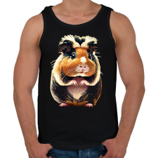 PRINTFASHION Tengerimalac - Férfi atléta - Fekete atléta, trikó