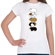 PRINTFASHION Tengerimalacok - Női póló - Fehér