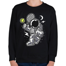 PRINTFASHION Tenisz a holdon - Gyerek pulóver - Fekete gyerek pulóver, kardigán