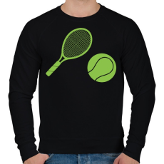 PRINTFASHION tenisz  - Férfi pulóver - Fekete