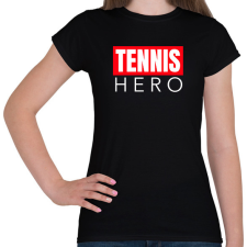 PRINTFASHION TENNIS HERO - Női póló - Fekete női póló