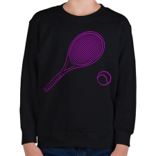 PRINTFASHION tennis  pink - Gyerek pulóver - Fekete gyerek pulóver, kardigán
