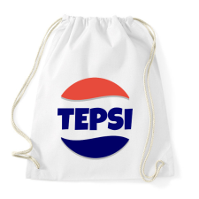 PRINTFASHION TEPSI - Sportzsák, Tornazsák - Fehér tornazsák