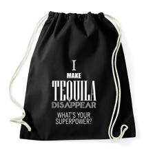 PRINTFASHION Tequila disappear - Sportzsák, Tornazsák - Fekete tornazsák