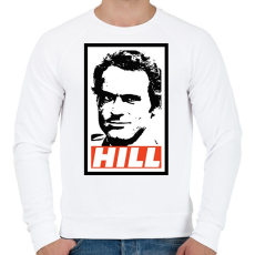 PRINTFASHION Terence Hill - Férfi pulóver - Fehér