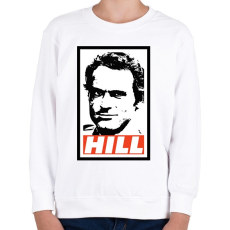 PRINTFASHION Terence Hill - Gyerek pulóver - Fehér