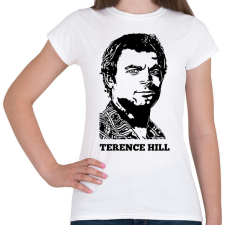 PRINTFASHION terence hill - Női póló - Fehér női póló
