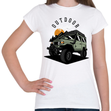 PRINTFASHION Terepjáró - Női póló - Fehér női póló