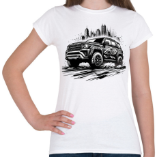 PRINTFASHION Terepjáró - Női póló - Fehér