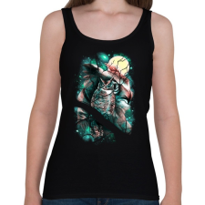 PRINTFASHION Térfigyelő - Női atléta - Fekete női trikó