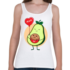 PRINTFASHION Terhes avokádó - Női atléta - Fehér