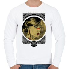 PRINTFASHION Természetesség - Férfi pulóver - Fehér