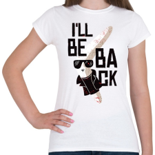 PRINTFASHION Terminátor bumeráng - Női póló - Fehér női póló