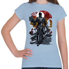 PRINTFASHION Terminátor - Női póló - Világoskék